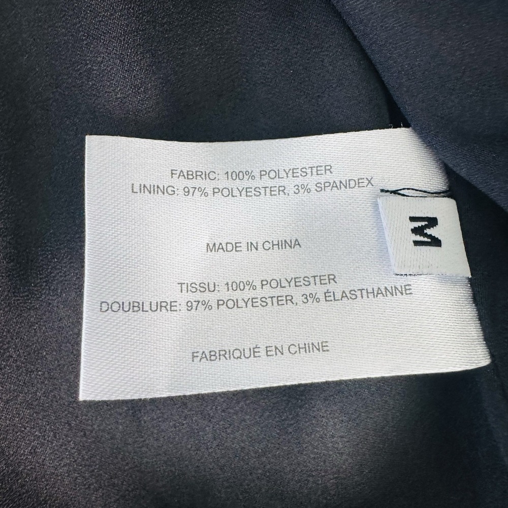 Proenza Schouler Penelope Faux Fur Coat White Label Women's Size Medium Black - Picture 4 of 9